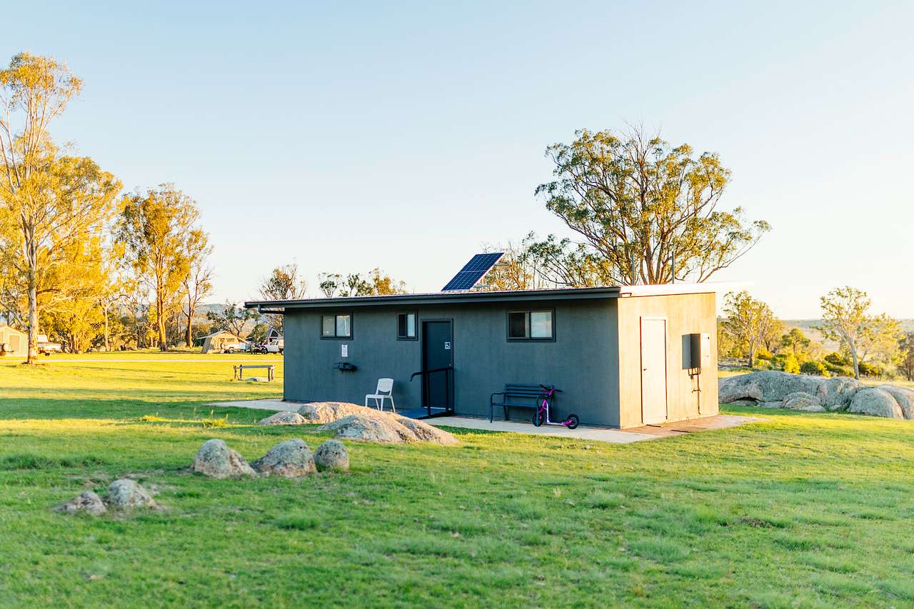 Camp toilet/shower facilities