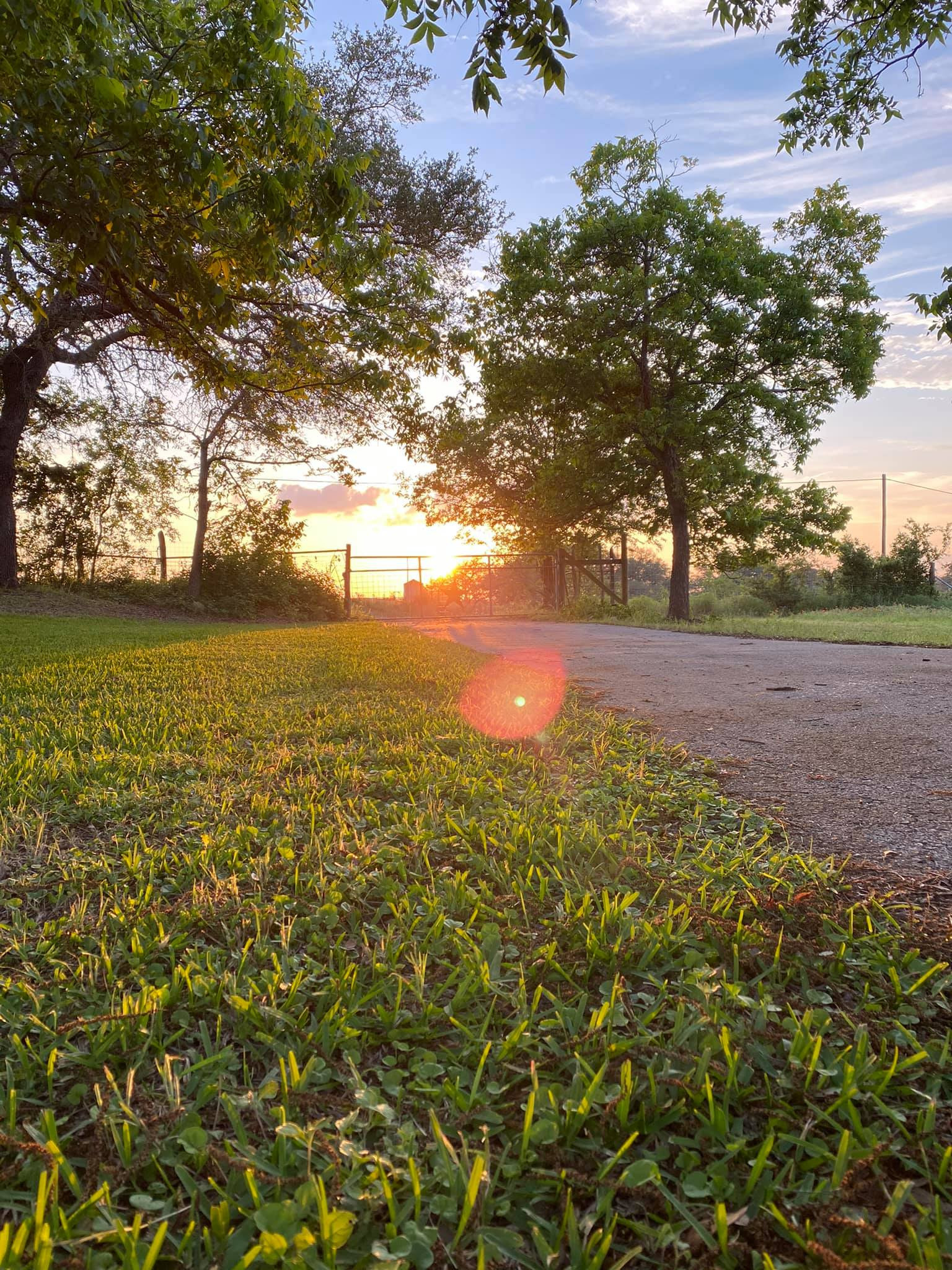 We get great sunsets!