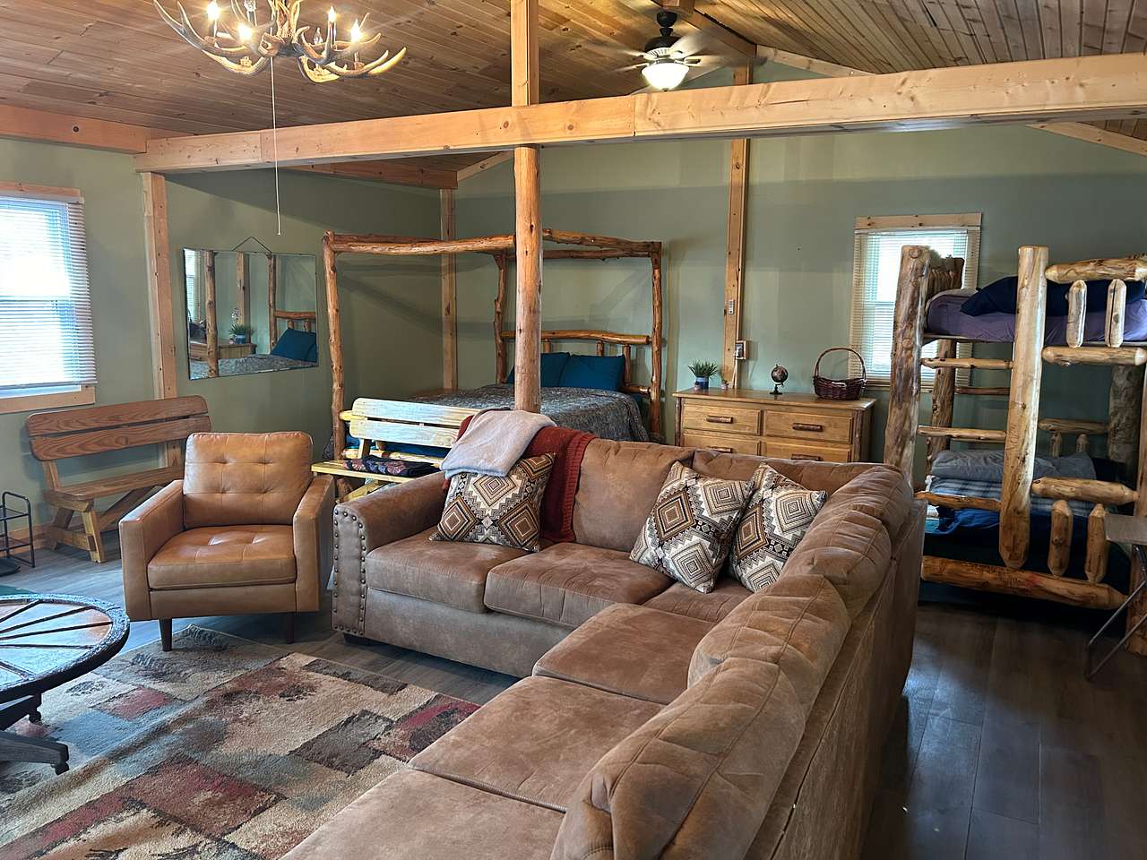 The cozy mountain cabin
