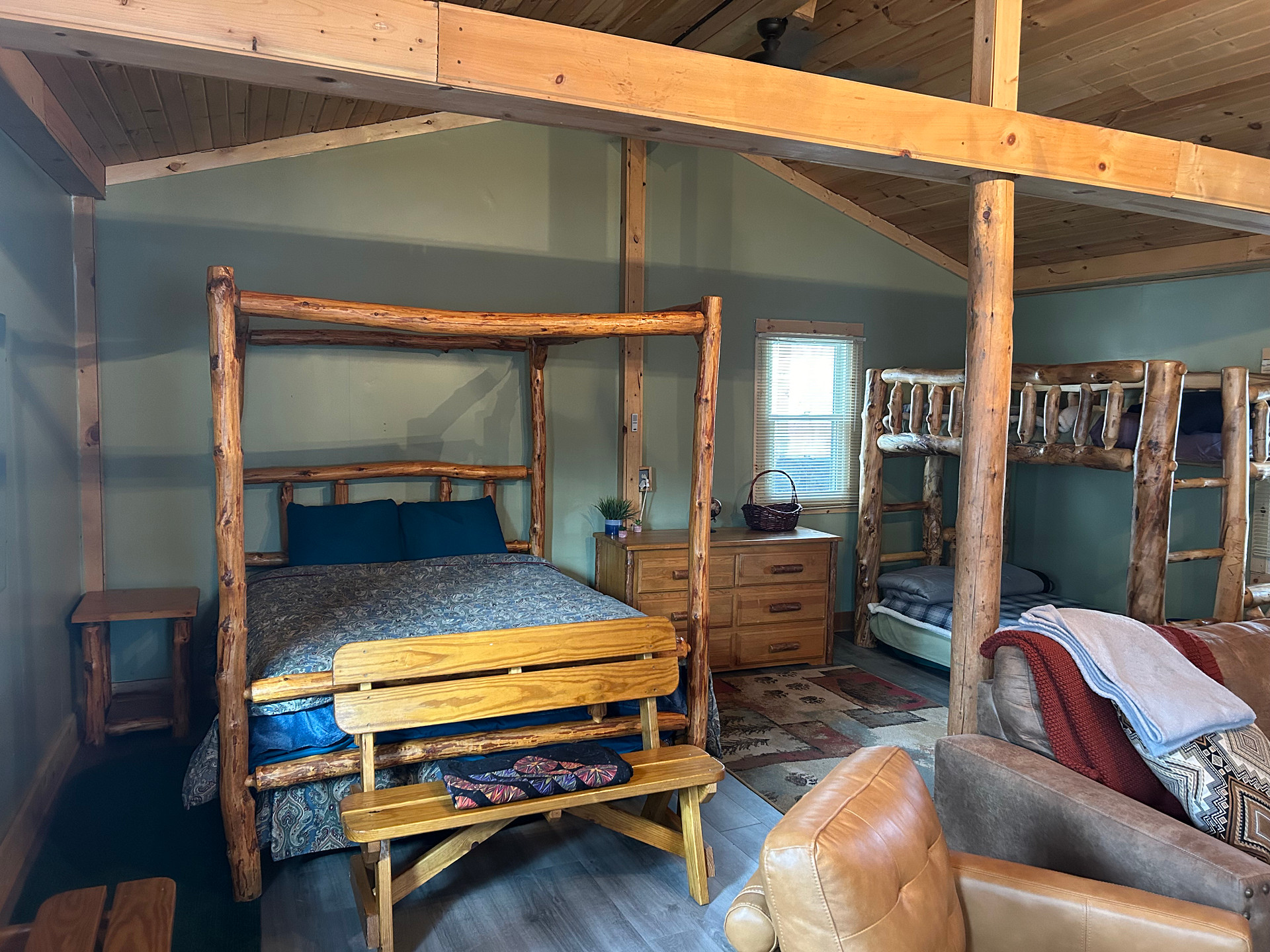 The cozy mountain cabin