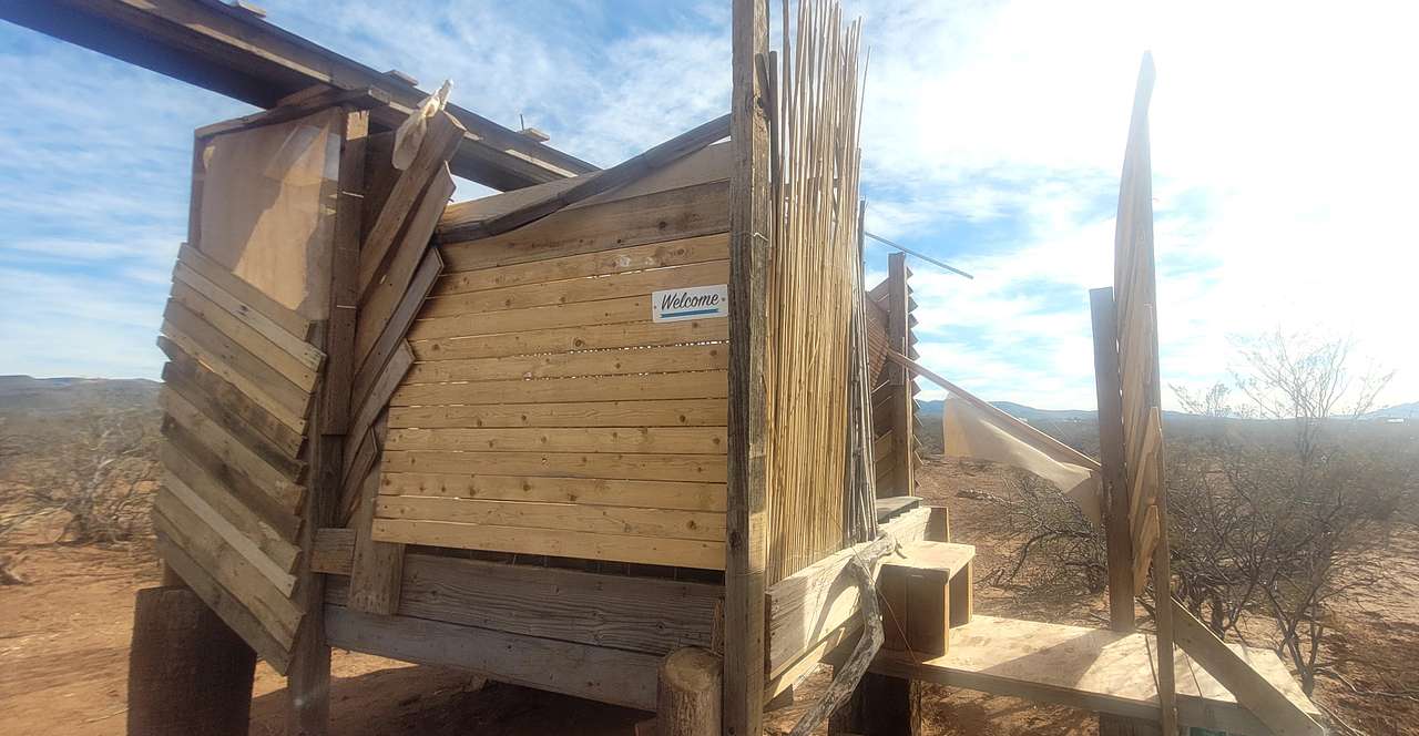 Open Air Privy Composting Toilet