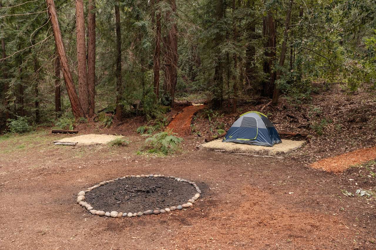 each site is plenty big for a 6 person tent