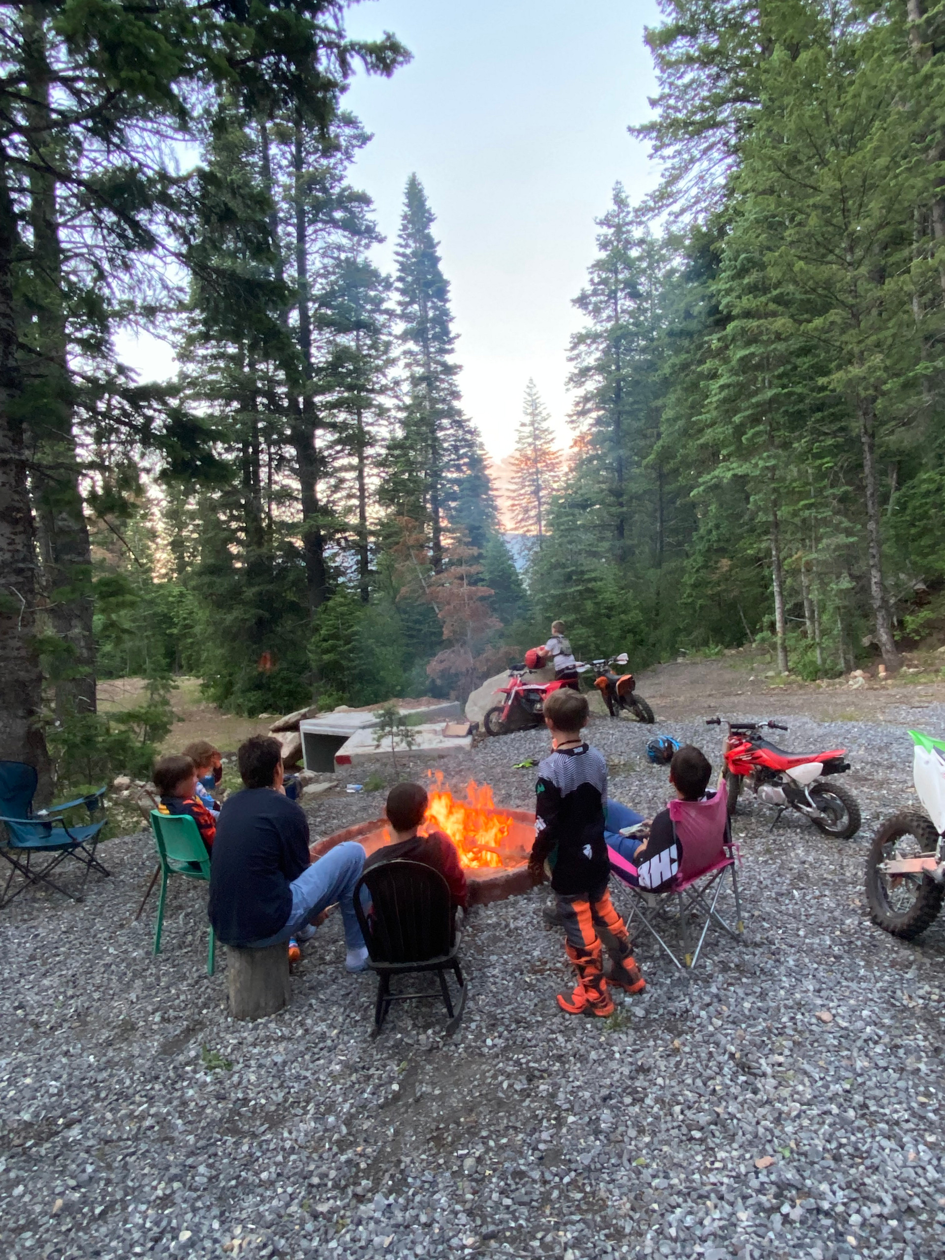 Family Camping Mountain Paradise