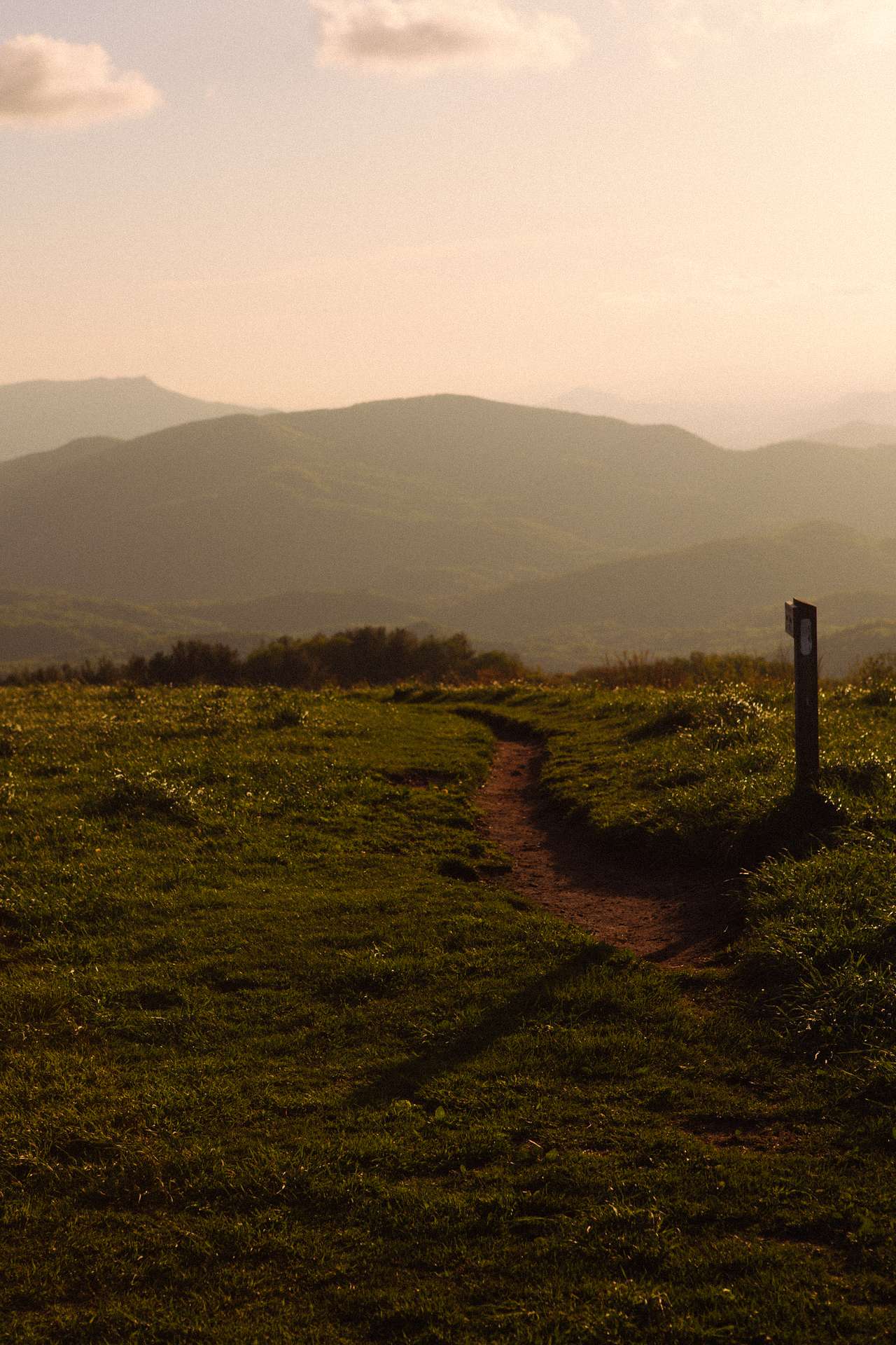 hiking views at Max Patch