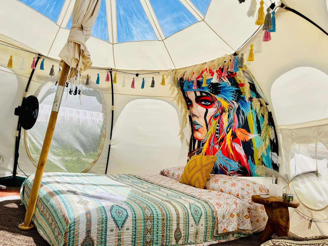 Stargazer Yurt Near Ocean City, MD