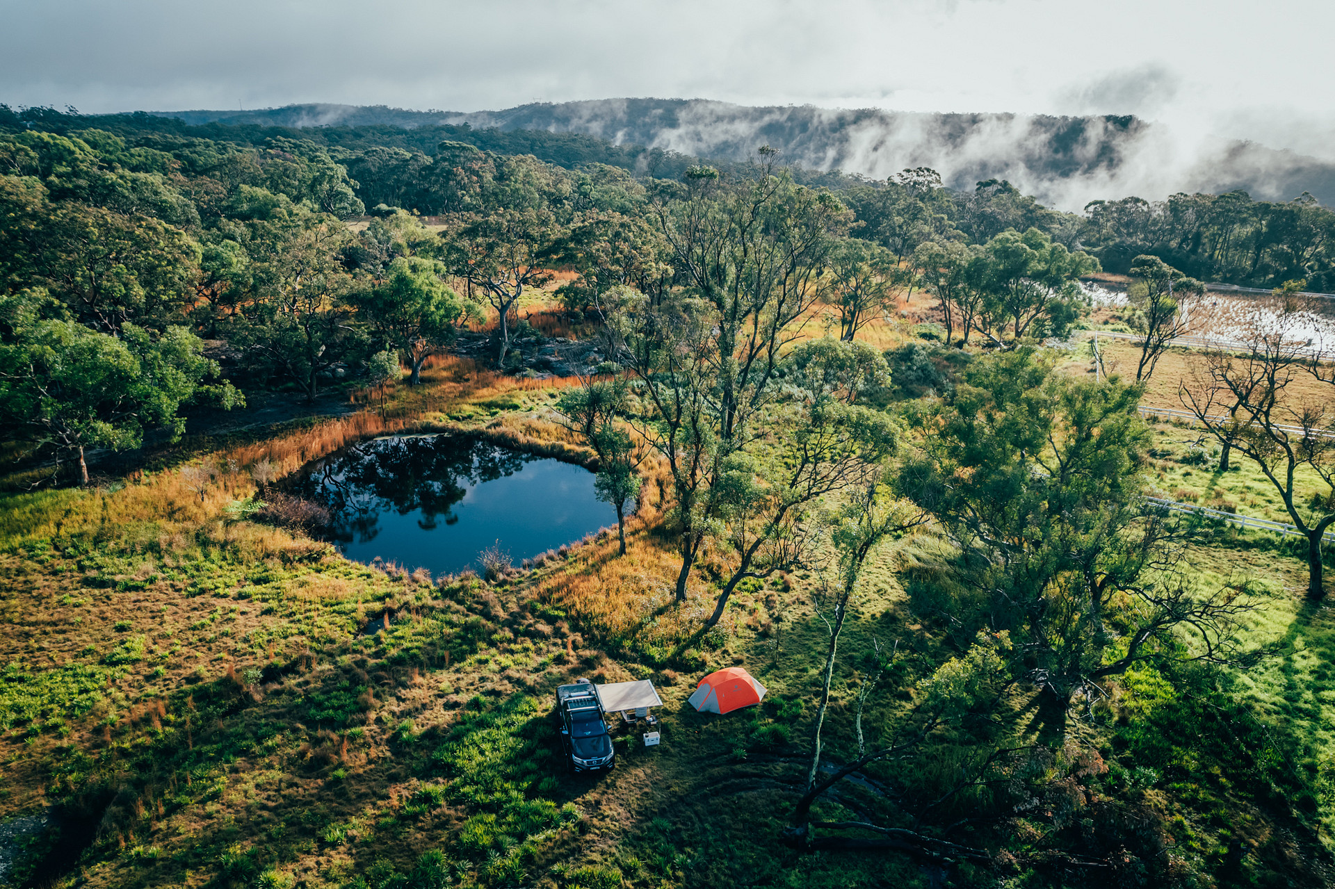 camp from above