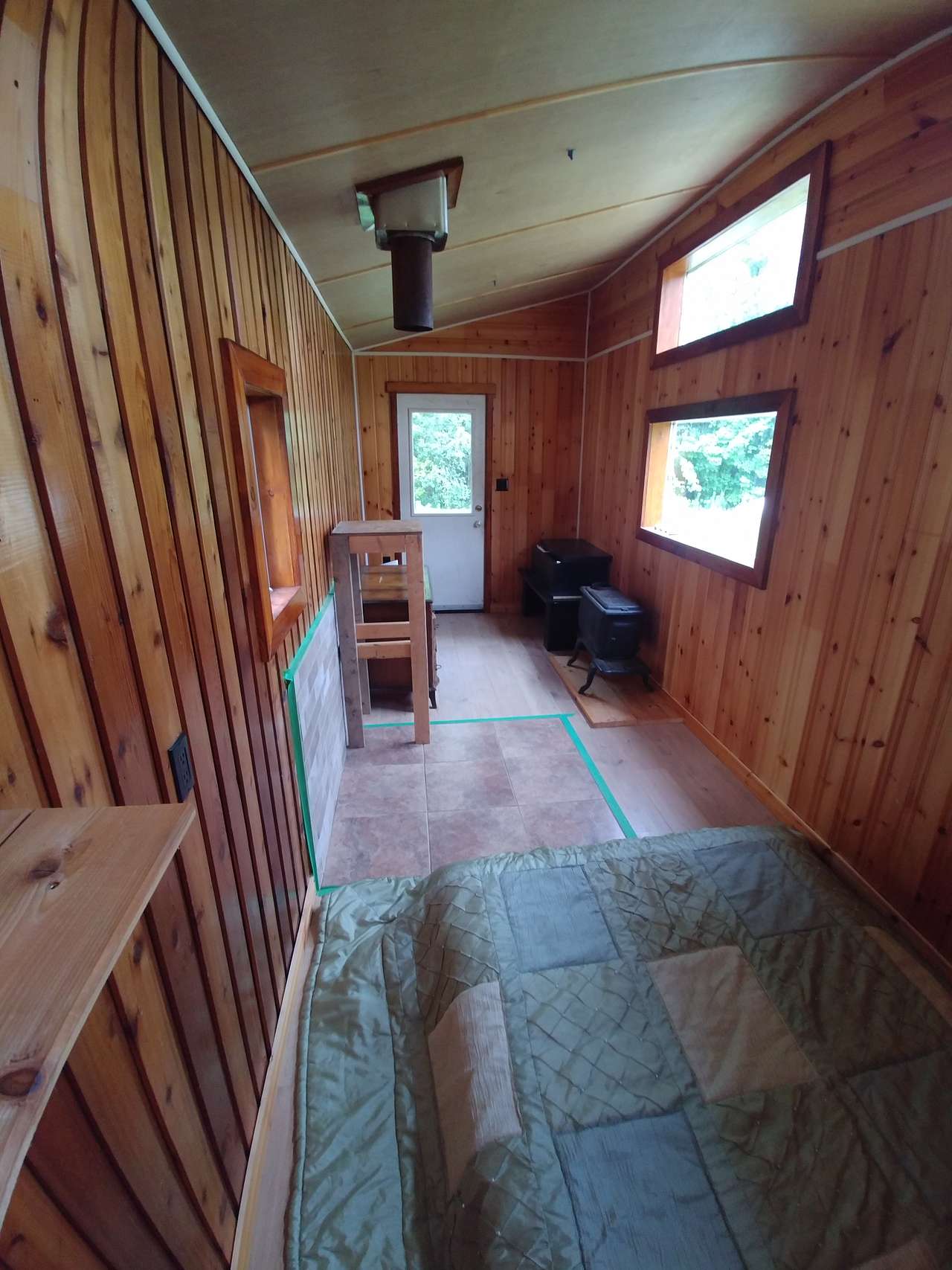 Interior facing main doo
