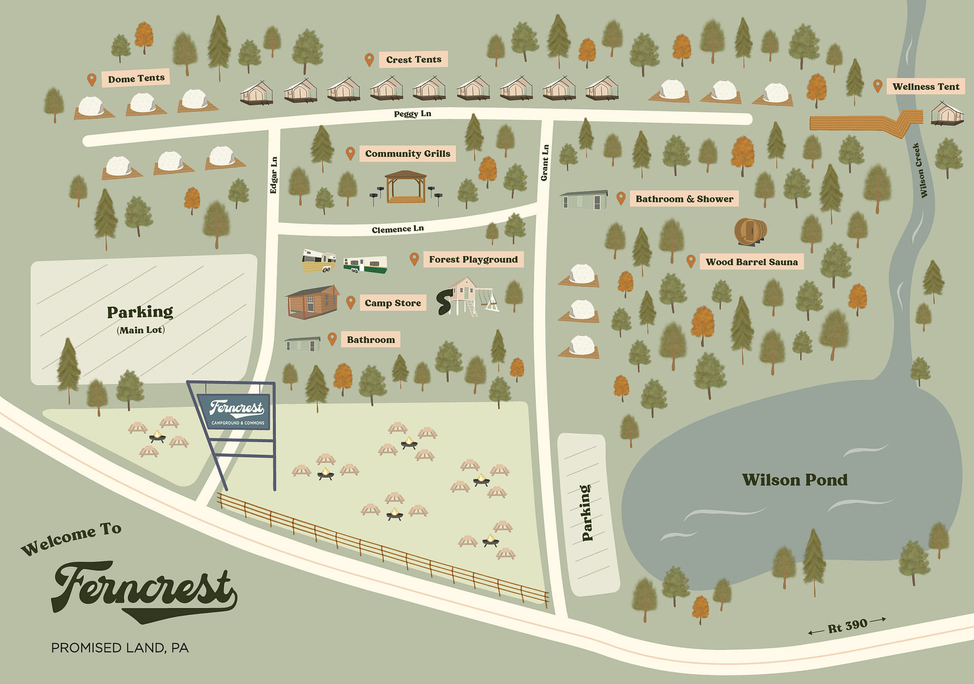 Modern Pocono Mountain Glamping