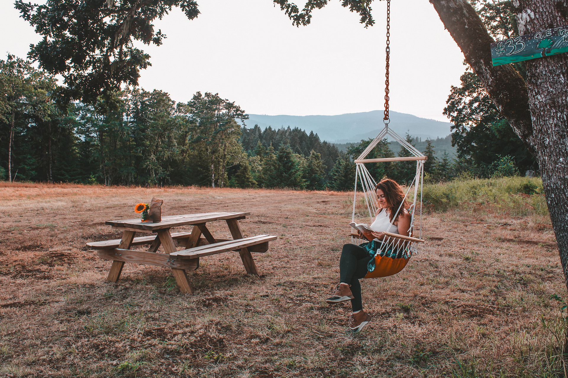 The amount of areas to literally "hang" was wonderful when winding down