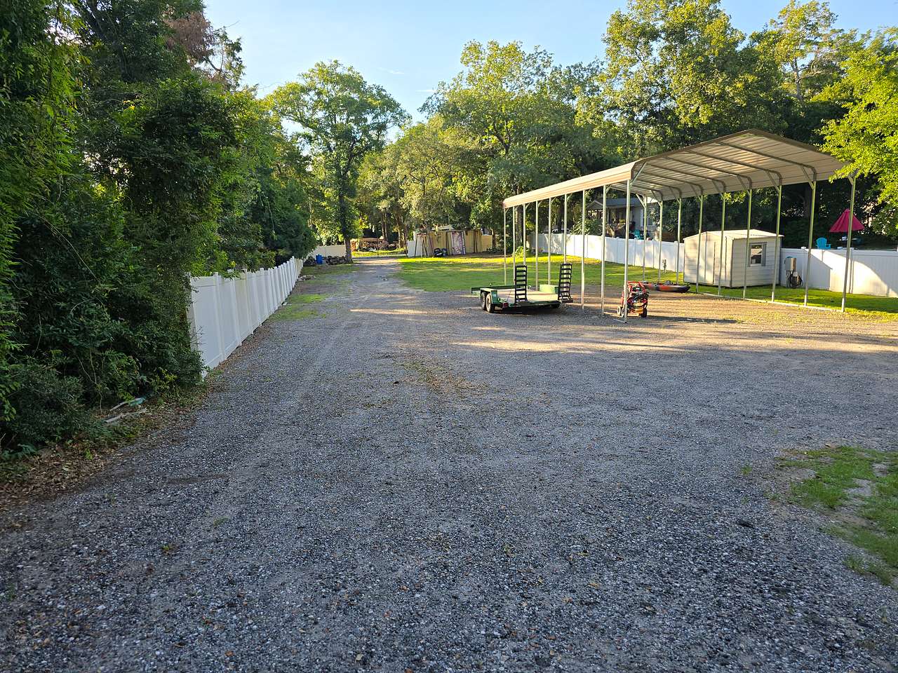 Quiet bay access camping