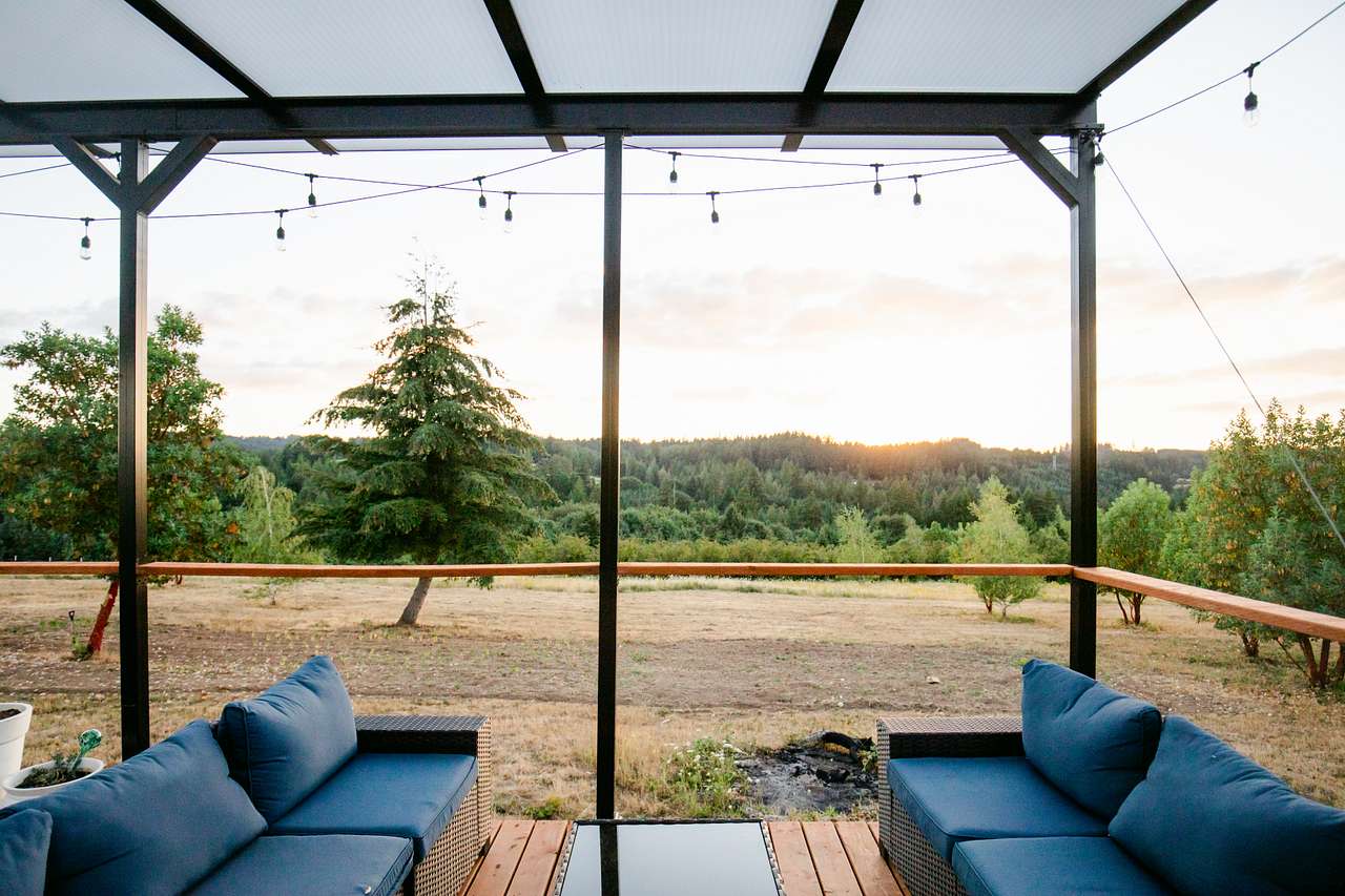 The view from the deck