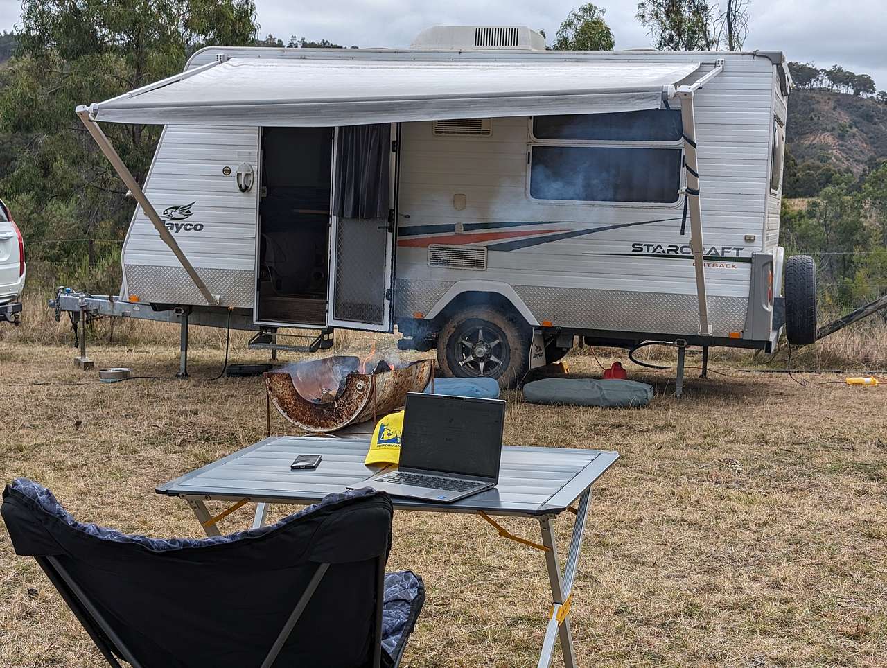 The Giants - mountain views camping