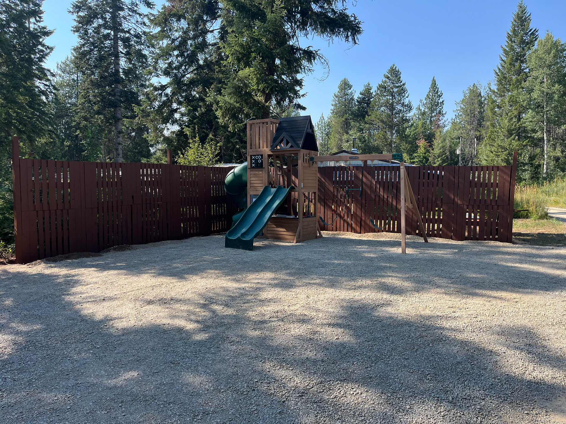 Our kids playground area