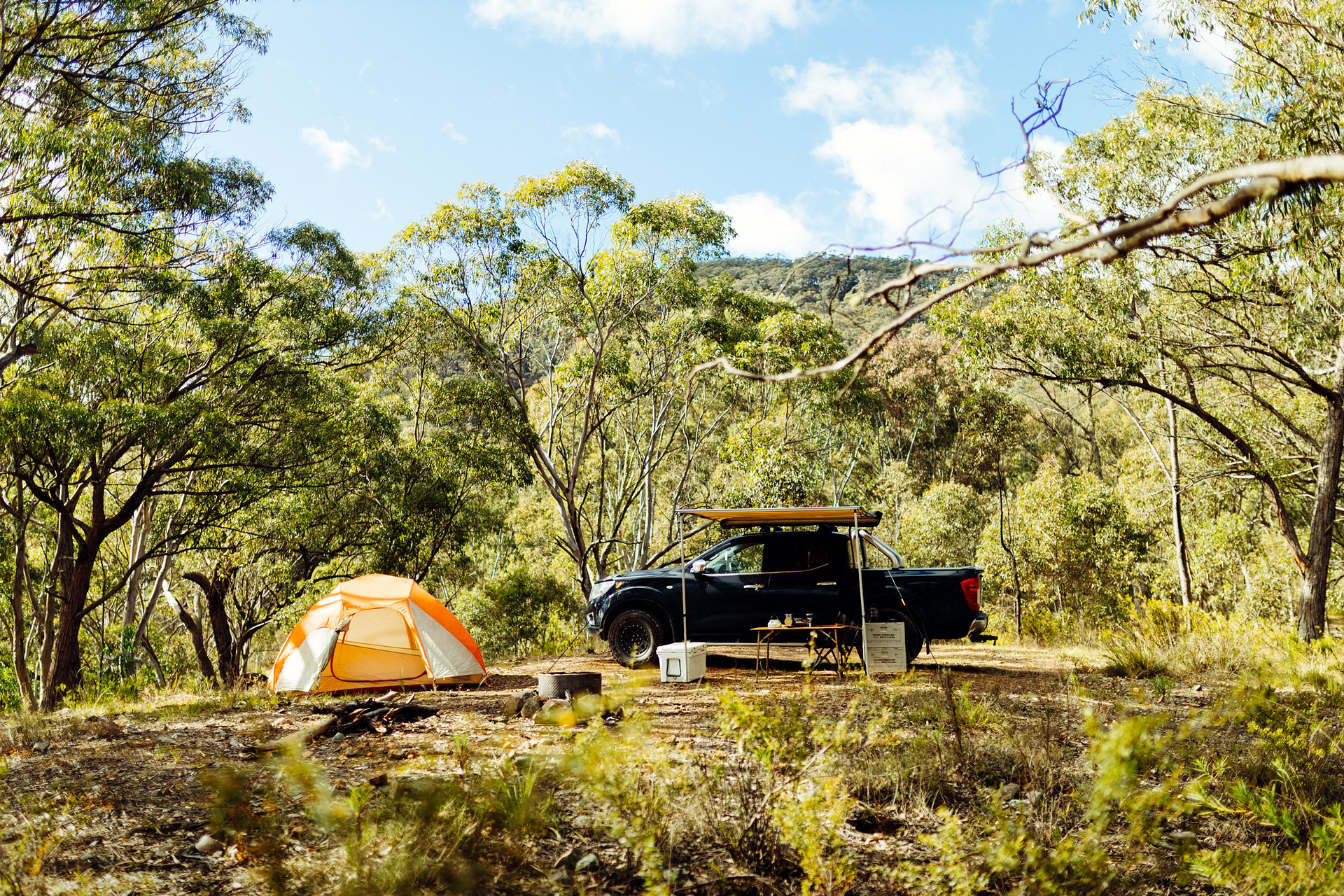 camp setup