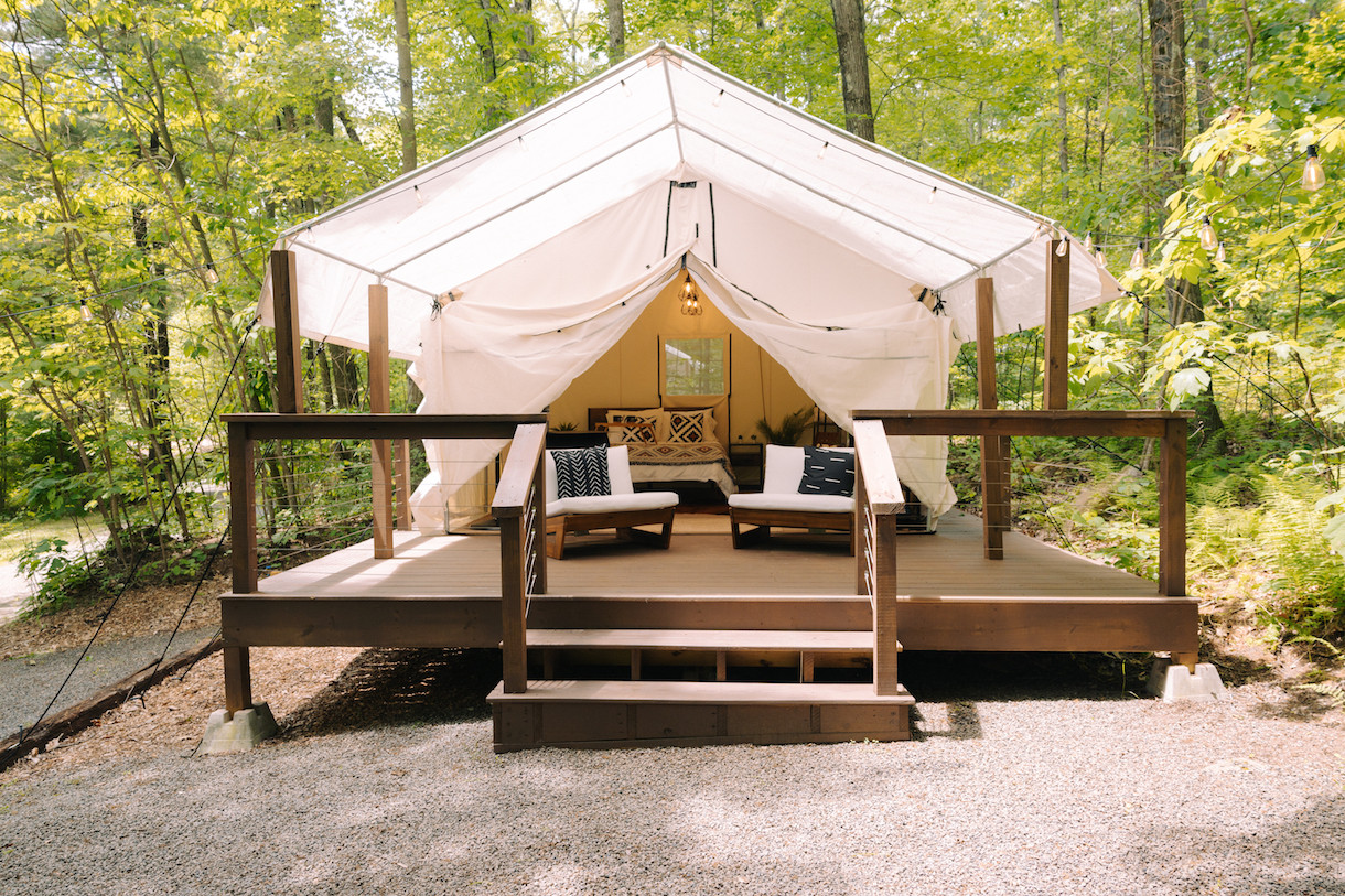 Forest Camping with Modern Comfort