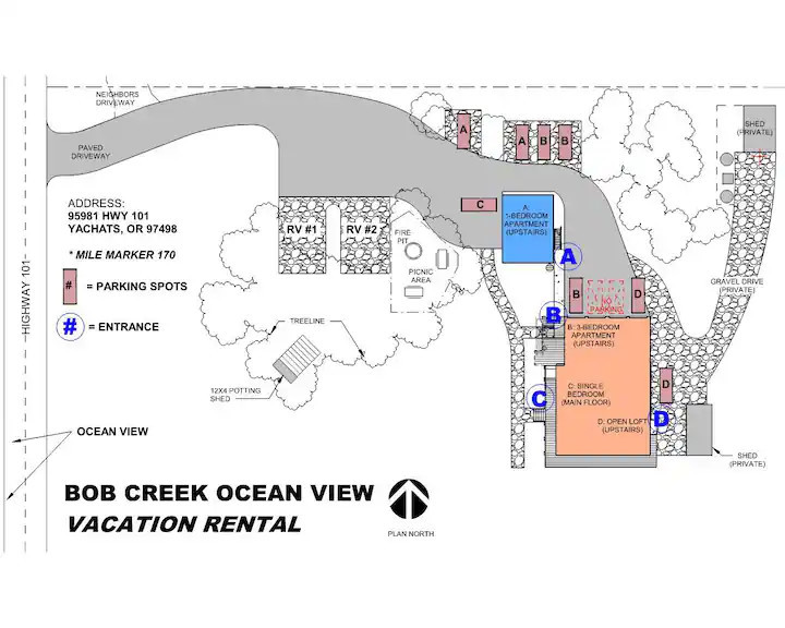 Bob Creek Ocean View RV SITE