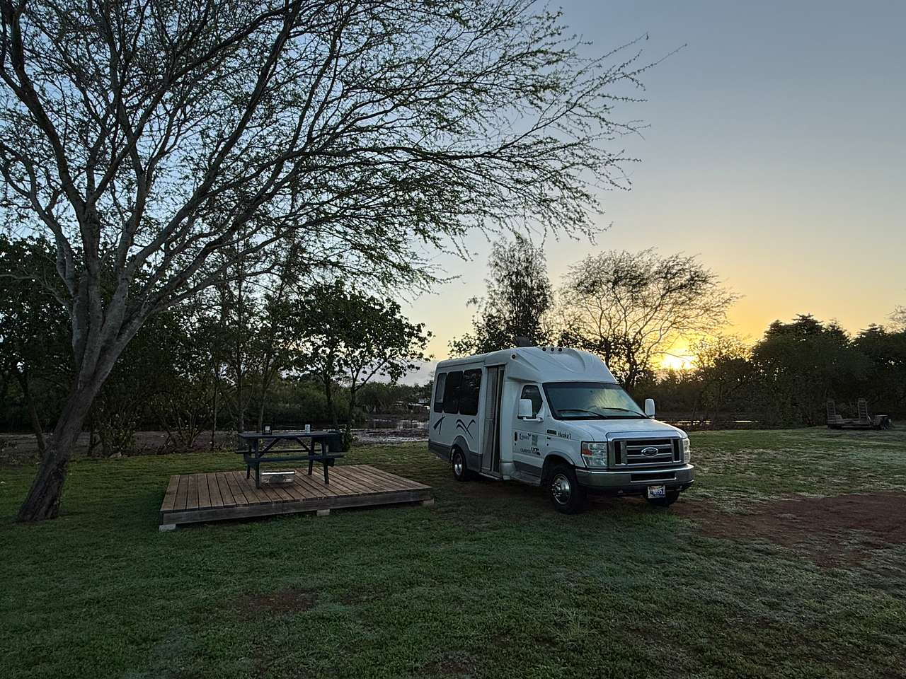 Our campground site 