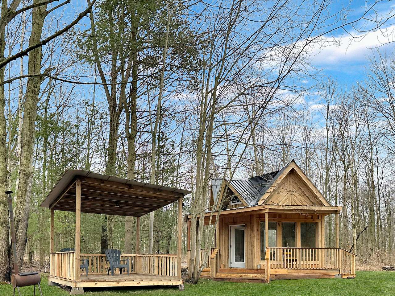 Glamping Getaway-Hike, Grill, Fire