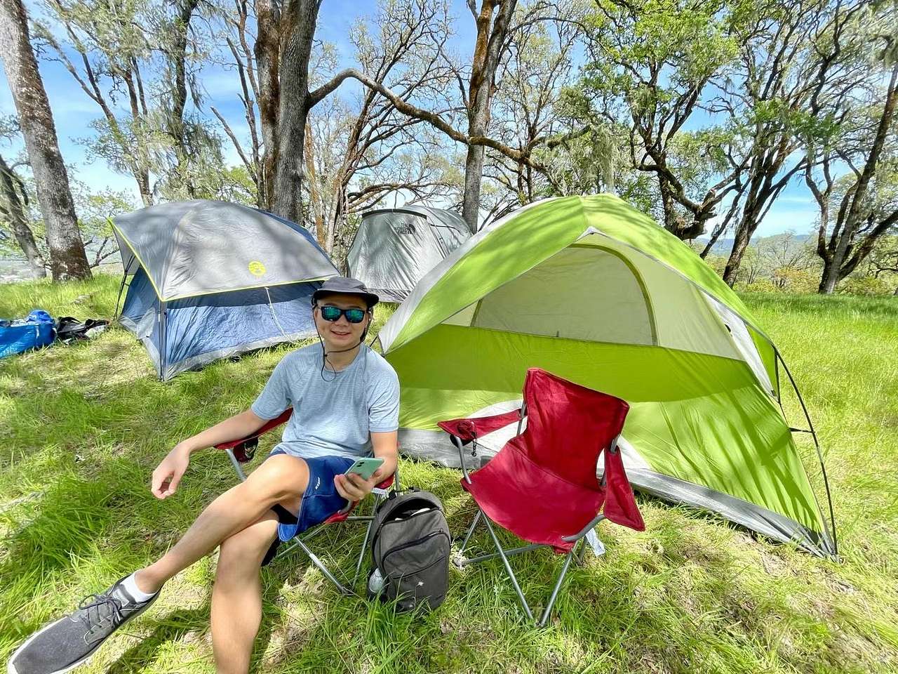 Vineyard Camping in Hopland