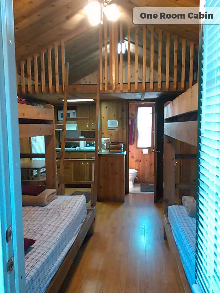 One Room Cabin With Sleeping Loft
