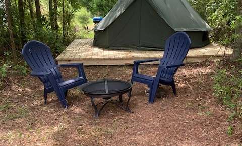 Glamp under the stars on a farm!
