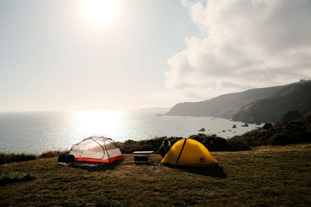 Dispersed tent-only camping in the "dome meadow"