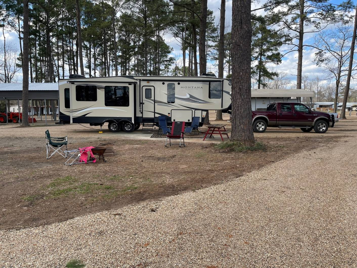 Mid Lake Campground on Toledo Bend