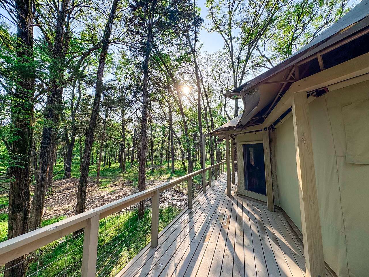 Luxury Glamping in Texas Woods