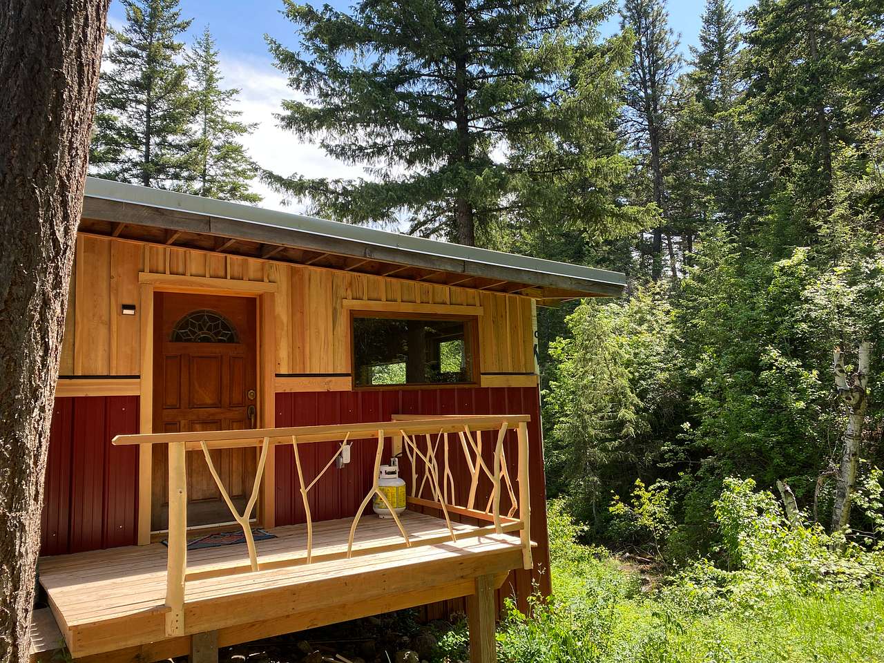 Front of cabin