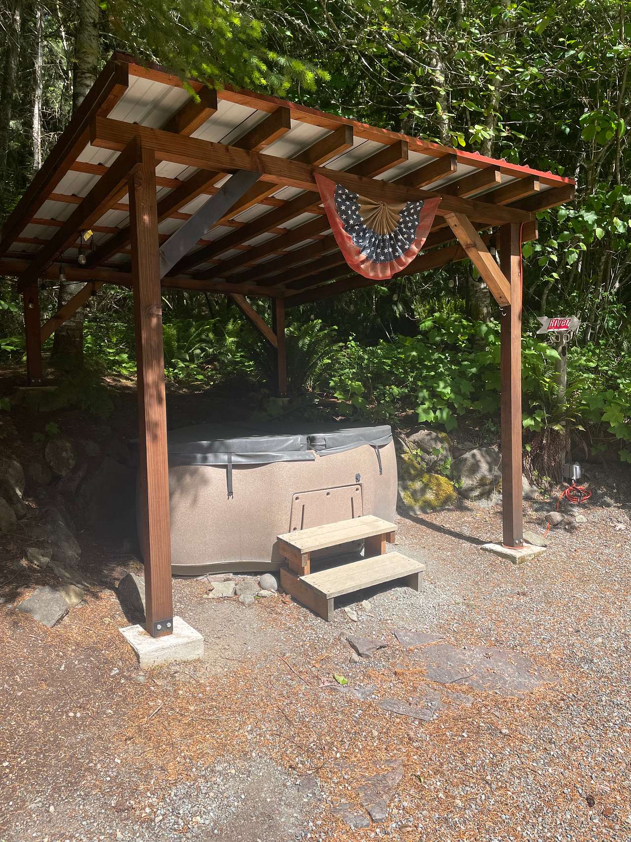 Tatoosh Tipi- BathHouse, Hot Tub