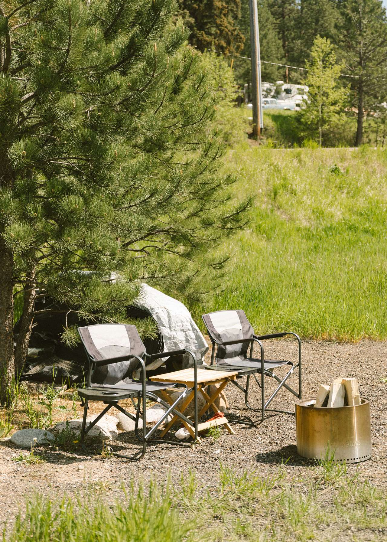 Camp fire area