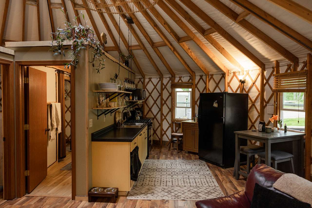 Yurt Village + Sauna (year-round)