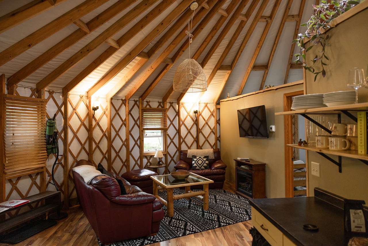 Yurt Village + Sauna (year-round)