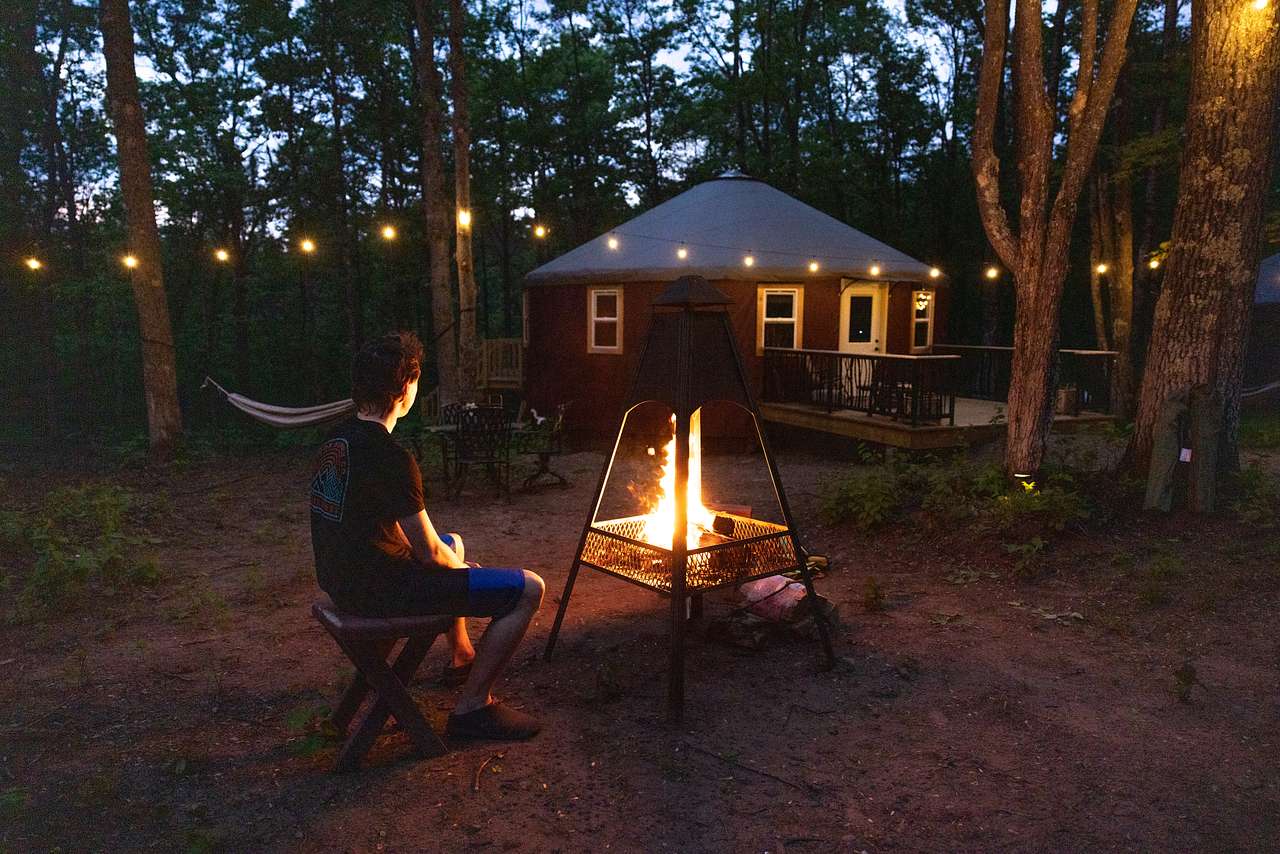 Yurt Village + Sauna (year-round)