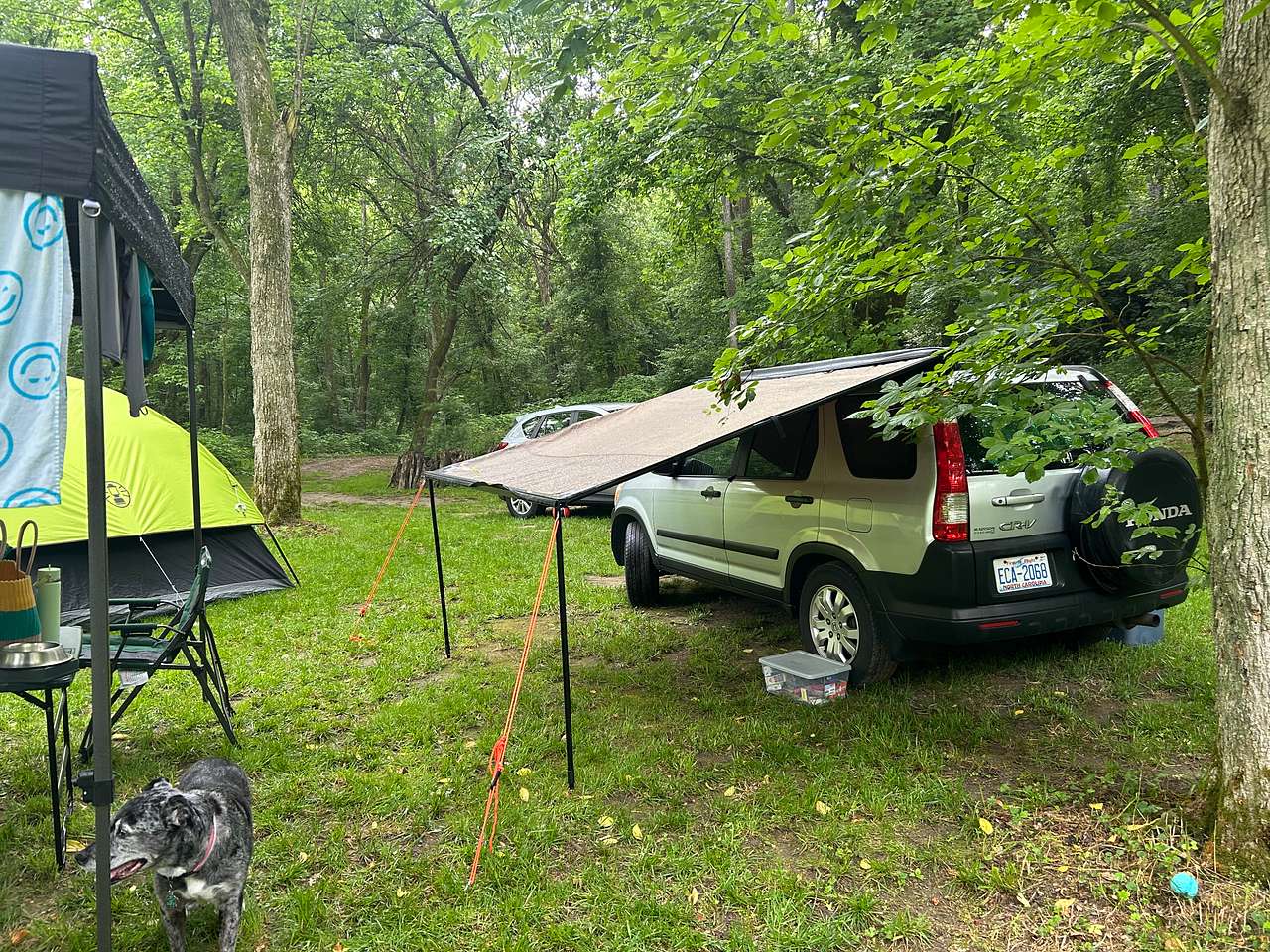Tent Camping On The River