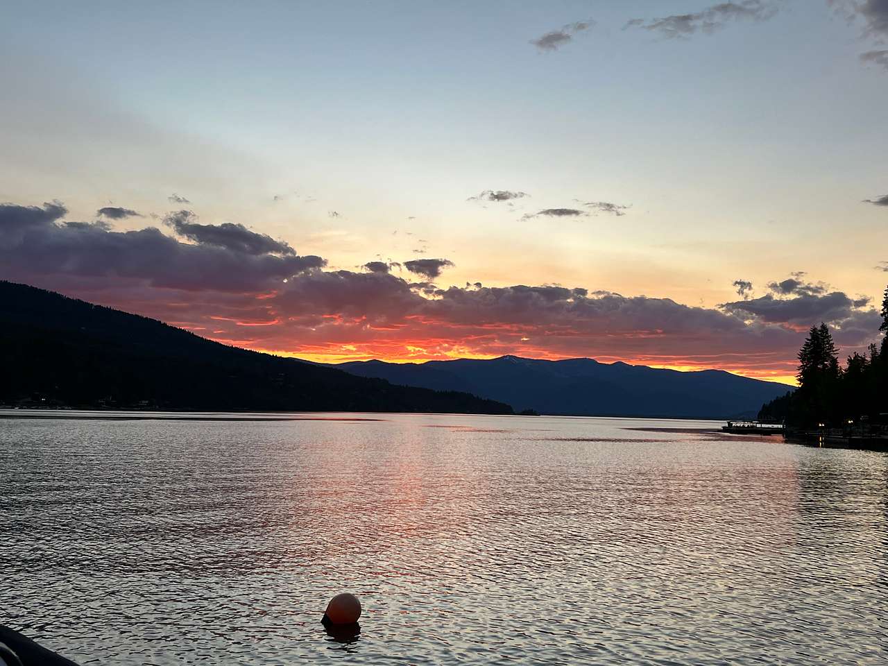 Water Front RV Sites With Dock