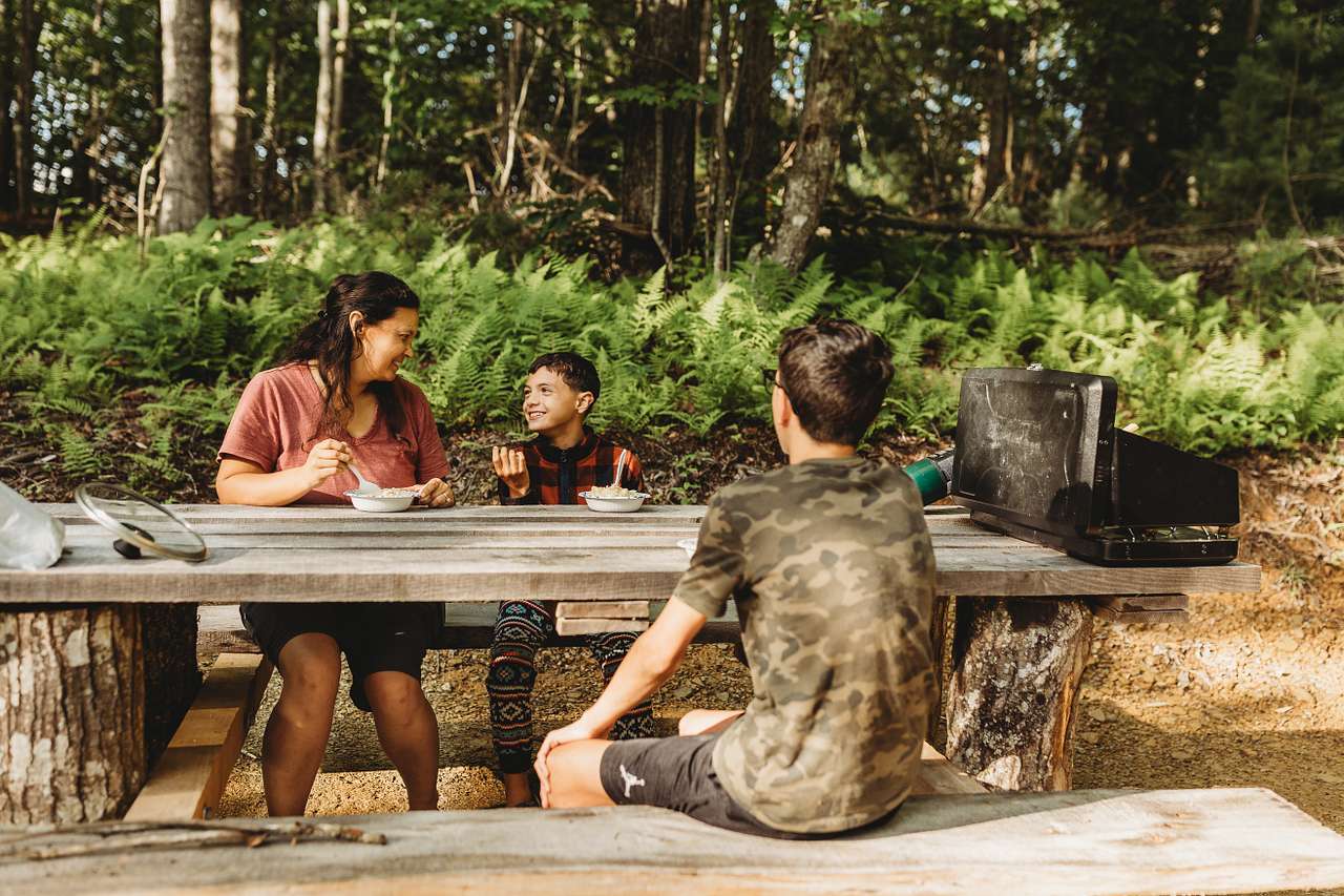 The built in table was a great addition to this site.