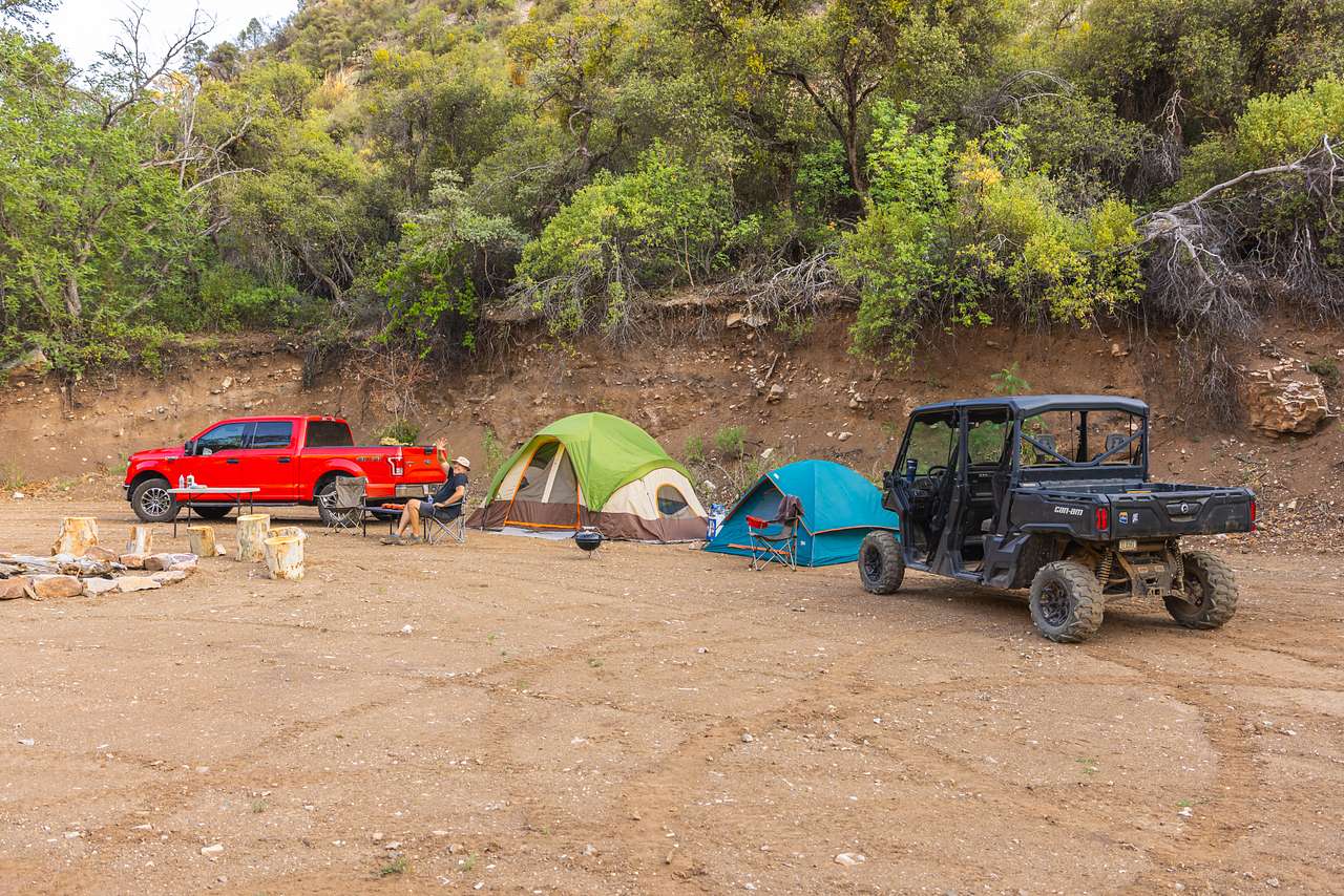 Enjoying the Campsite