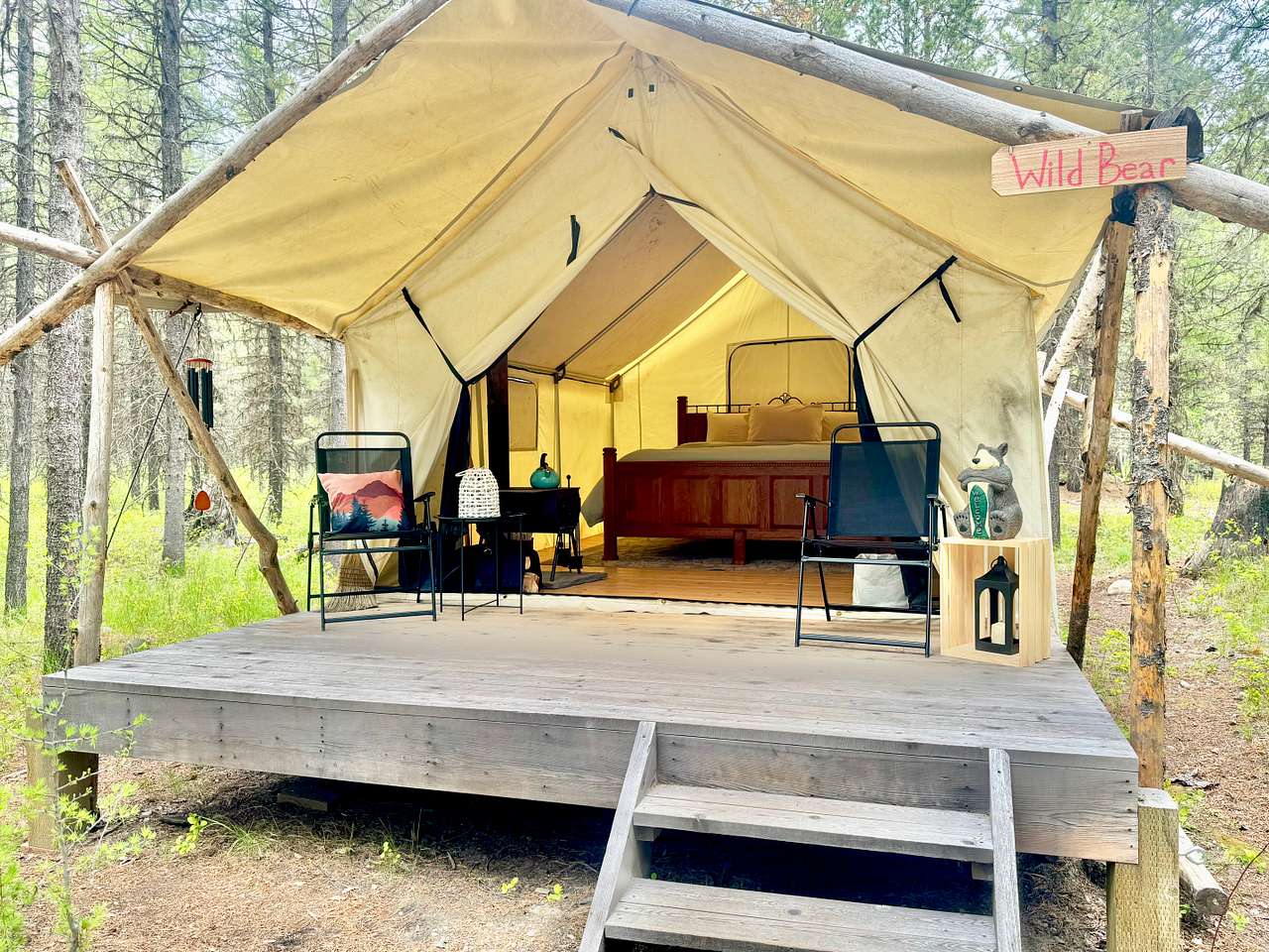 The Wild Bear Glamping Tent