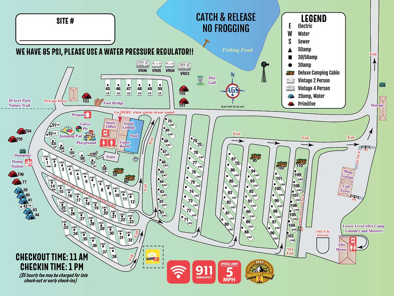 Timberline East RV Campground, Cabins & Glamping Sites
