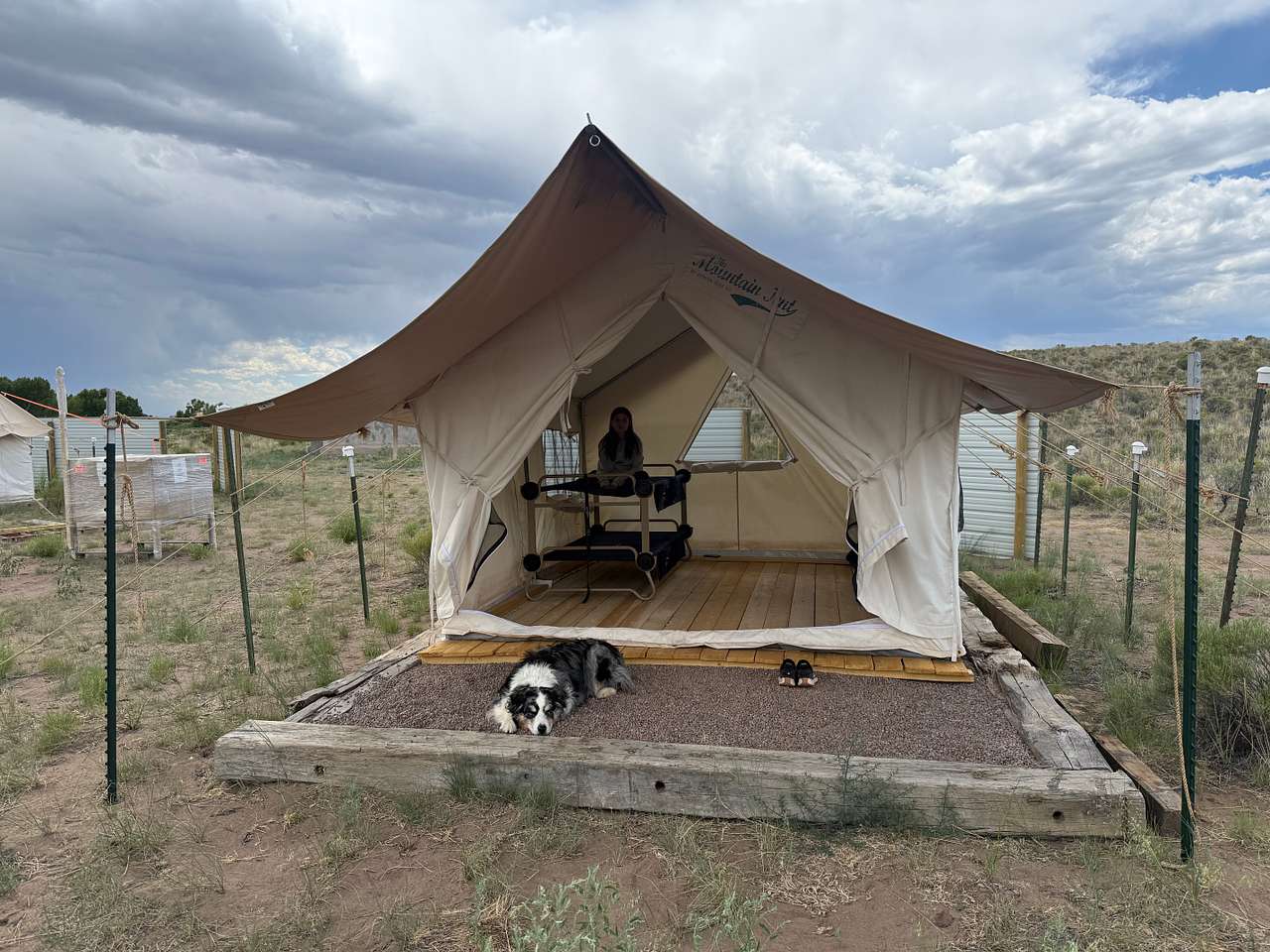 Camping by the Garden - Dark Skies