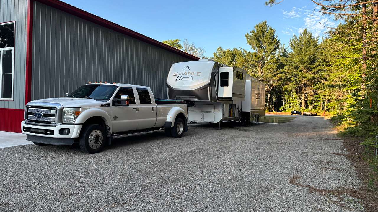 Full RV Hookup by Lake Superior