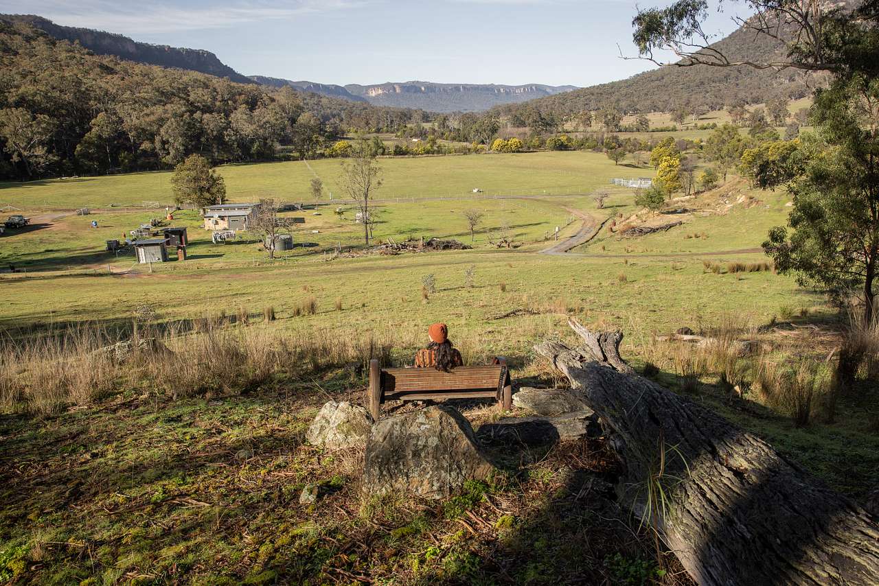 View over farmstay