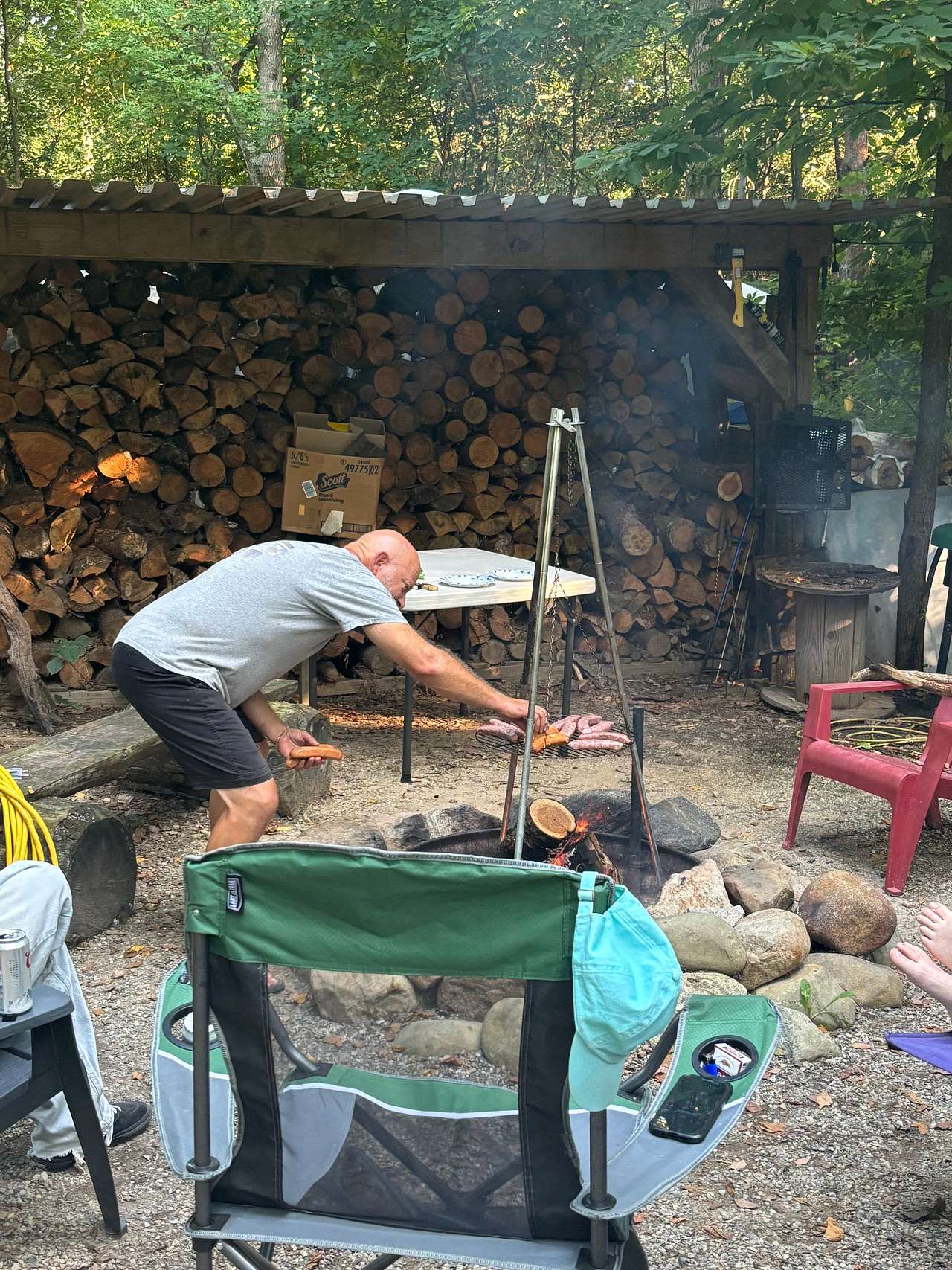 Cooked some amazing food over the fire!