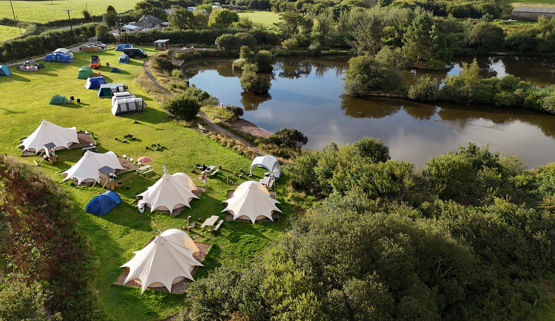 Tregonetha Lake Camping & Glamping