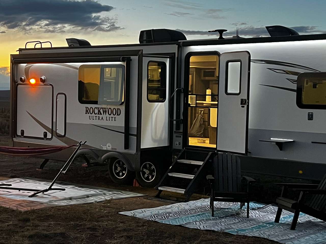 Glamping RV on Llama Rescue Ranch