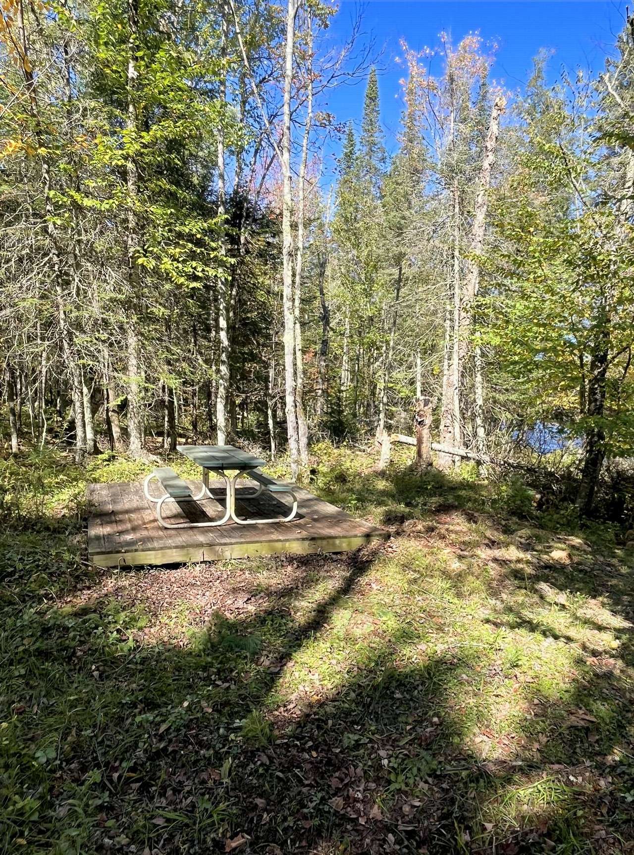 Riverside tent camping area