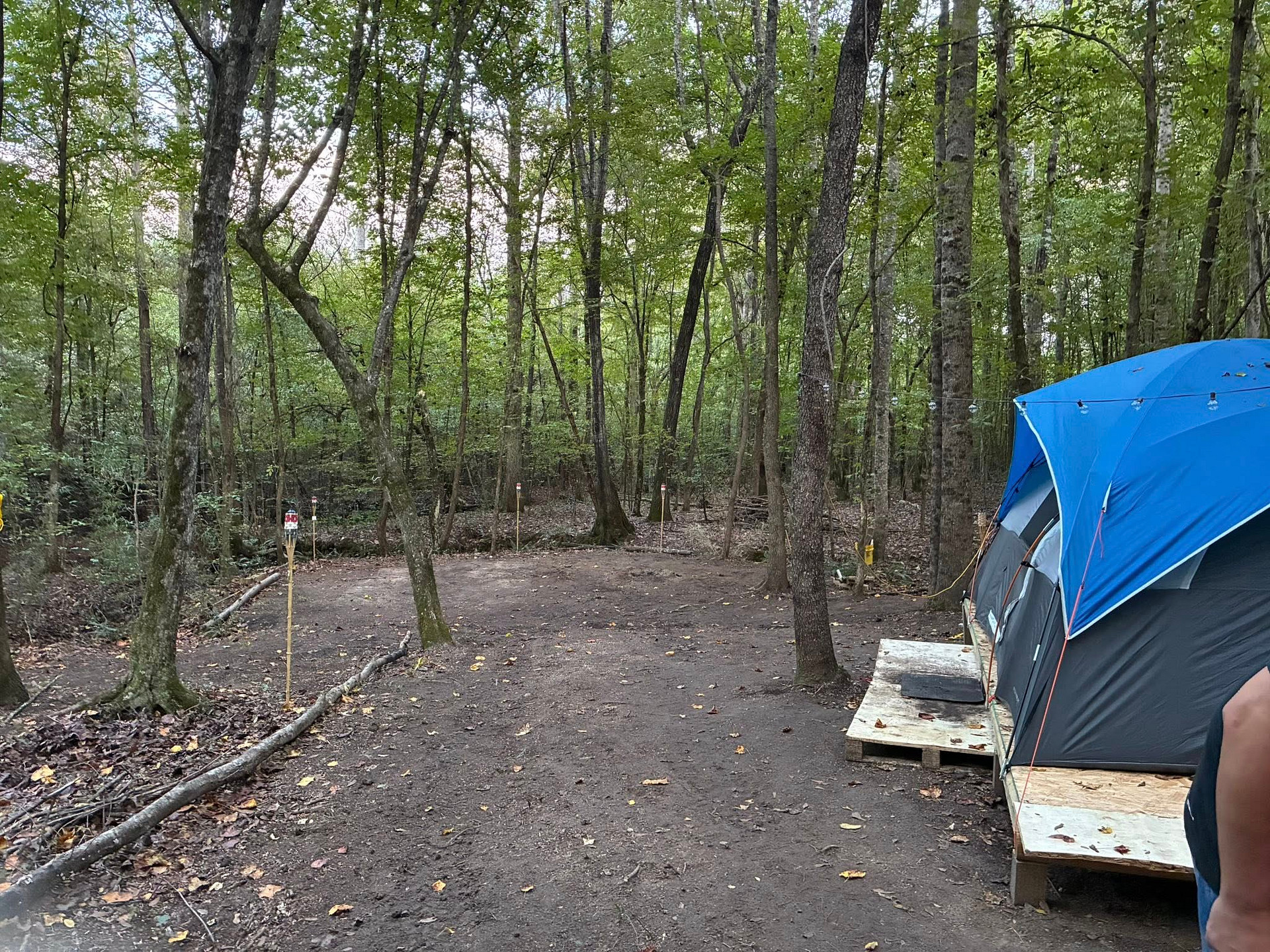 Cleaned site at the end of the day
