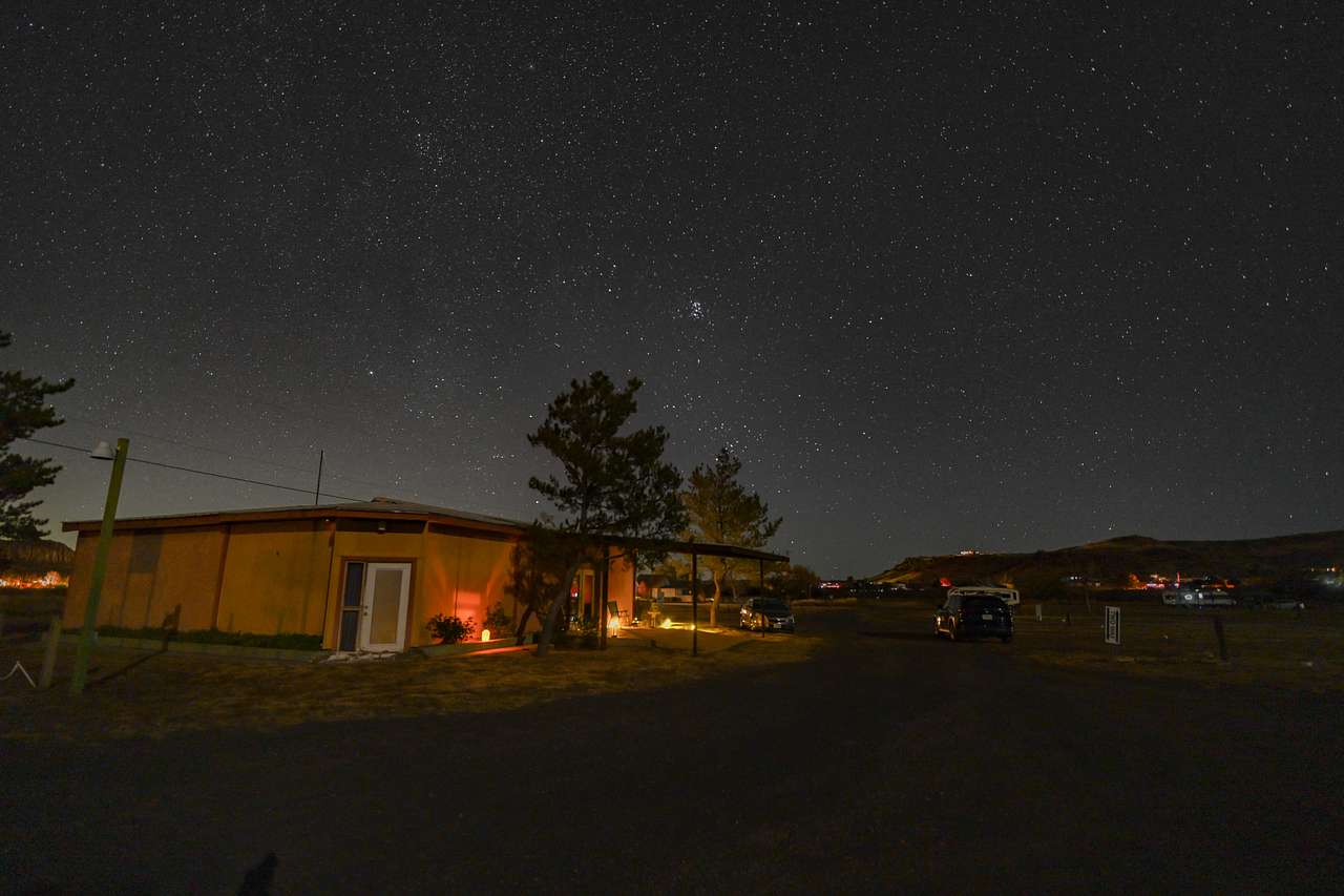 Enjoy the dark skies of West Texas right from your site!