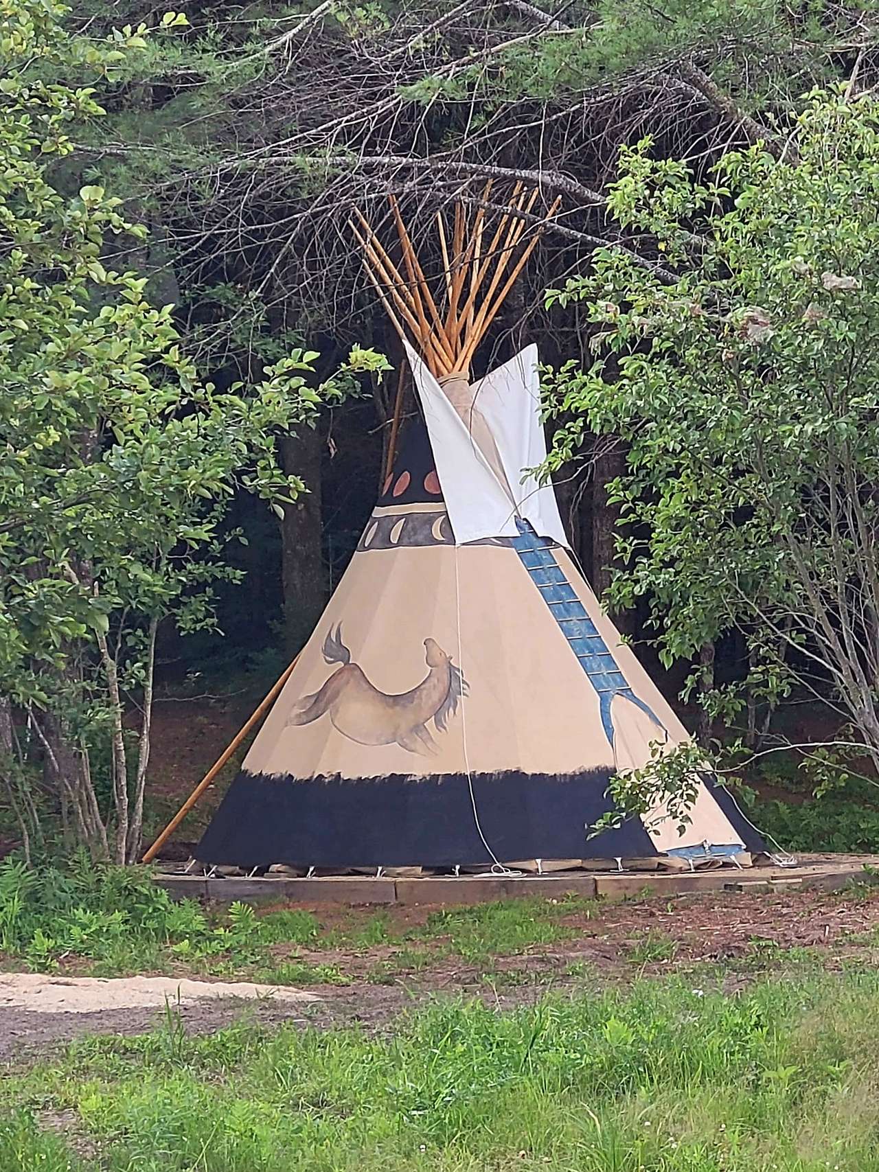 Tipi Camping at Thunder K Ranch